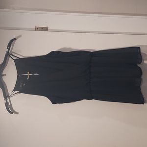 BCX Dressy Black Rumper Sz M